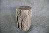 Petrified Wood Log Stool 11" x 11" 16" 1682.21