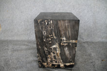 Square Petrified Wood Log Stool 18" x 12" x 12" - BK.77