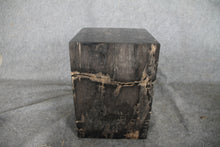 Square Petrified Wood Log Stool 18" x 12" x 12" - BK.77