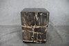 Square Petrified Wood Log Stool 18" x 12" x 12" - BK.77