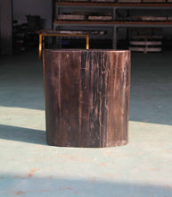 Petrified Wood Stool 16" x 9" x 16"H - PFST6/0