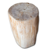 Petrified Wood Stool-19"h- PF-2096