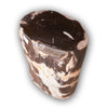 Petrified Wood Stool-16"h- PF-2128 -Black