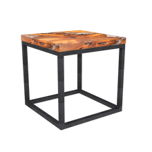 Teak Root and Resin Side Table CR-2021
