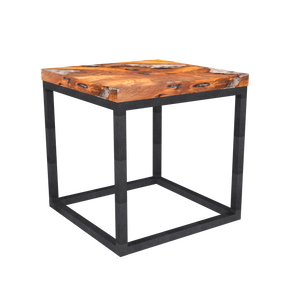 Teak Root and Resin Side Table CR-2021