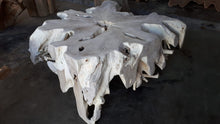 Custom Bleached Coffee Table- Teak wood Square- 1m x 1m x45 cm-4