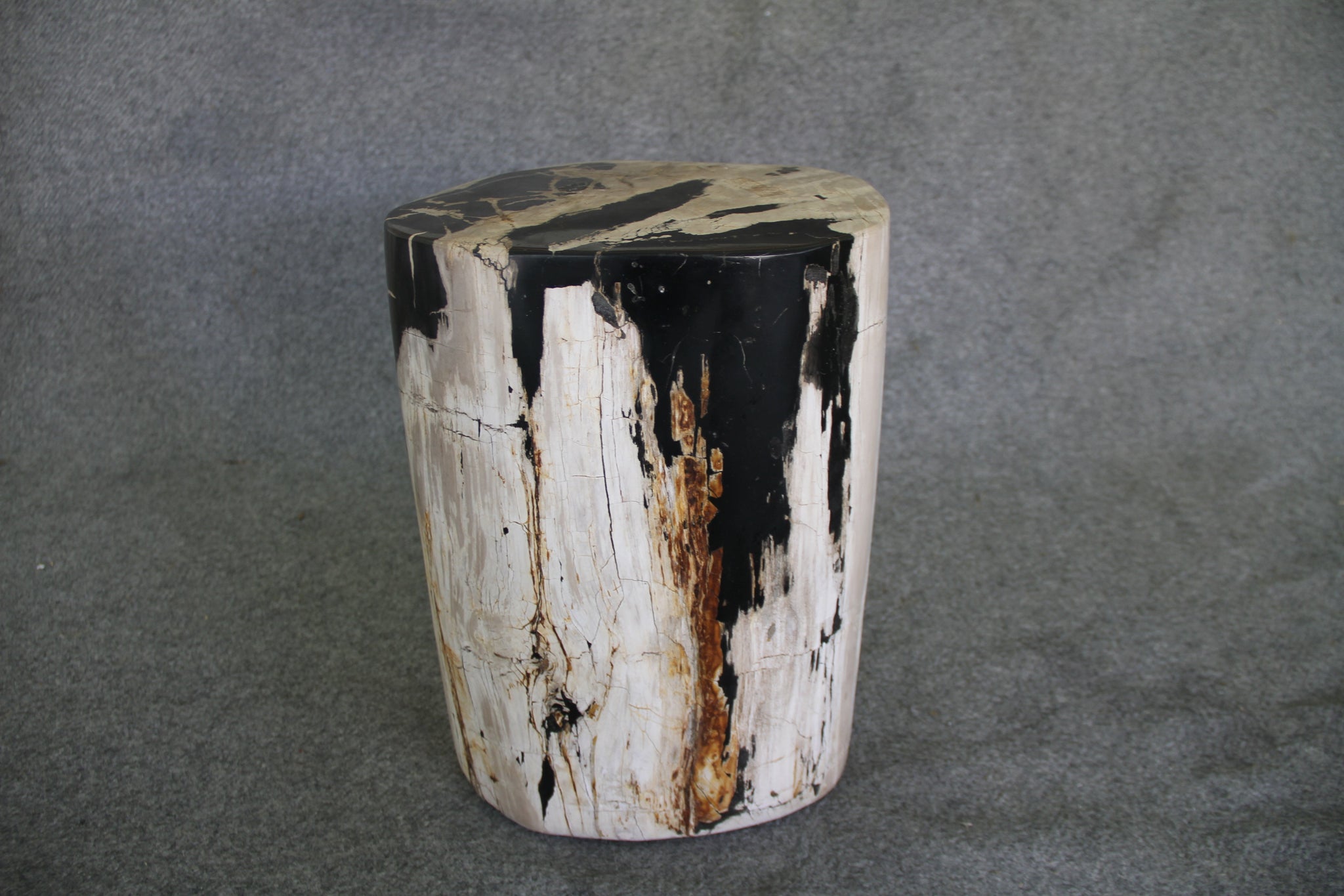 Petrified Wood Log Stool 12 x 9 x 17 - 1402.21