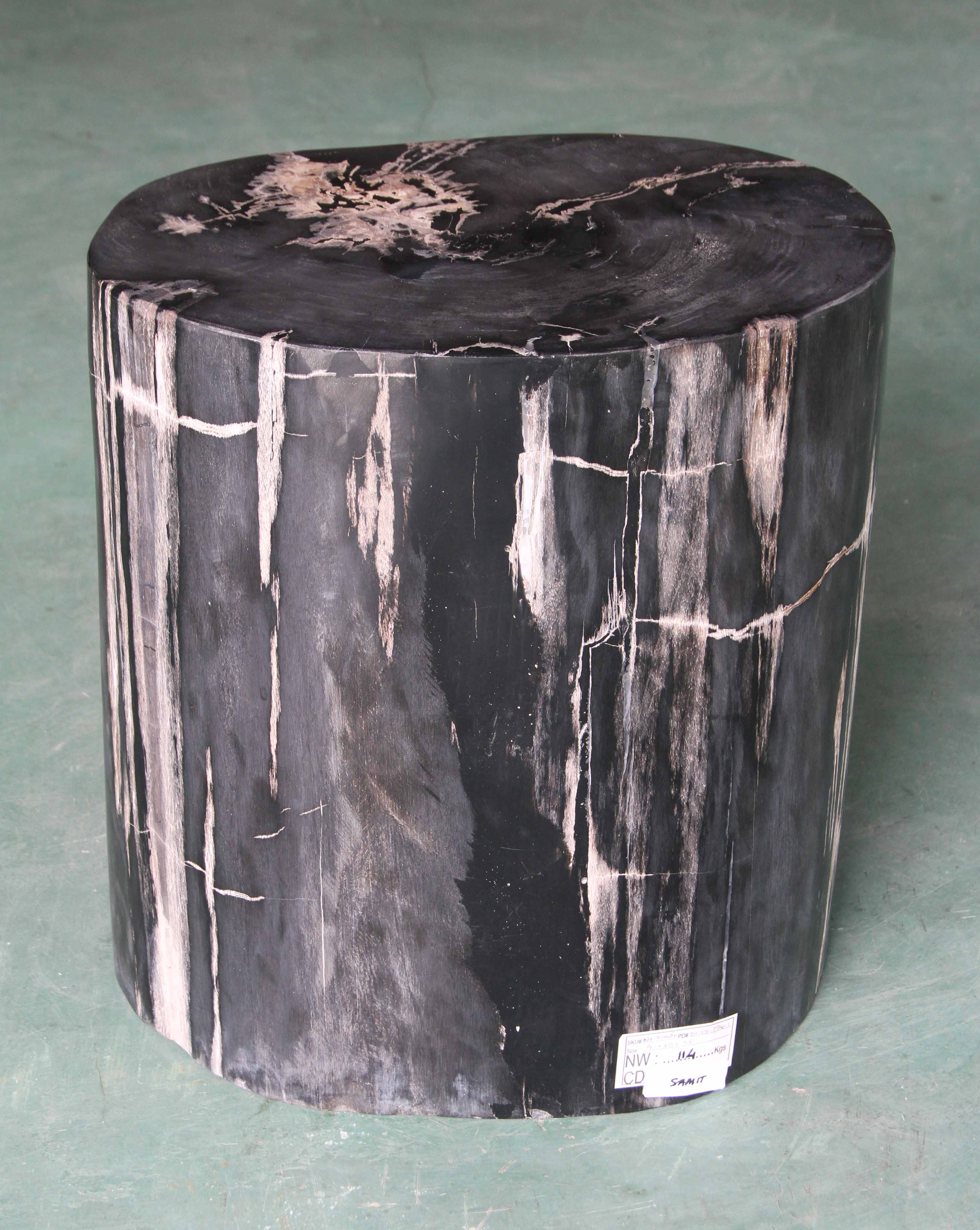 Petrified Wood Log Stool 16